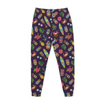 Summer Totem Pattern Print Jogger Pants