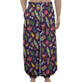 Summer Totem Pattern Print Lantern Pants