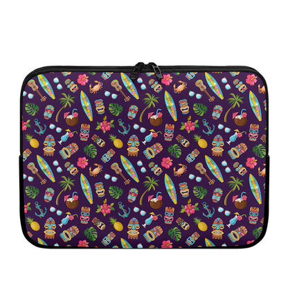 Summer Totem Pattern Print Laptop Sleeve
