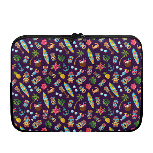 Summer Totem Pattern Print Laptop Sleeve