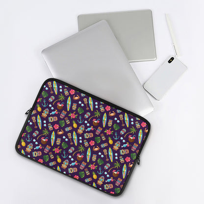 Summer Totem Pattern Print Laptop Sleeve