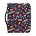 Summer Totem Pattern Print Leather Bible Cover