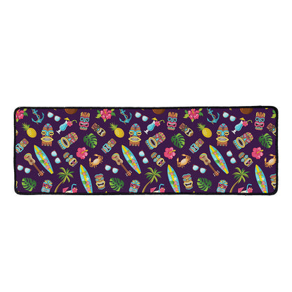 Summer Totem Pattern Print Long Kitchen Mat