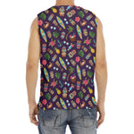 Summer Totem Pattern Print Men's Fitness Tank Top