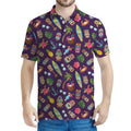 Summer Totem Pattern Print Men's Polo Shirt