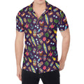 Summer Totem Pattern Print Men's Shirt