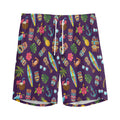 Summer Totem Pattern Print Men's Athletic Shorts