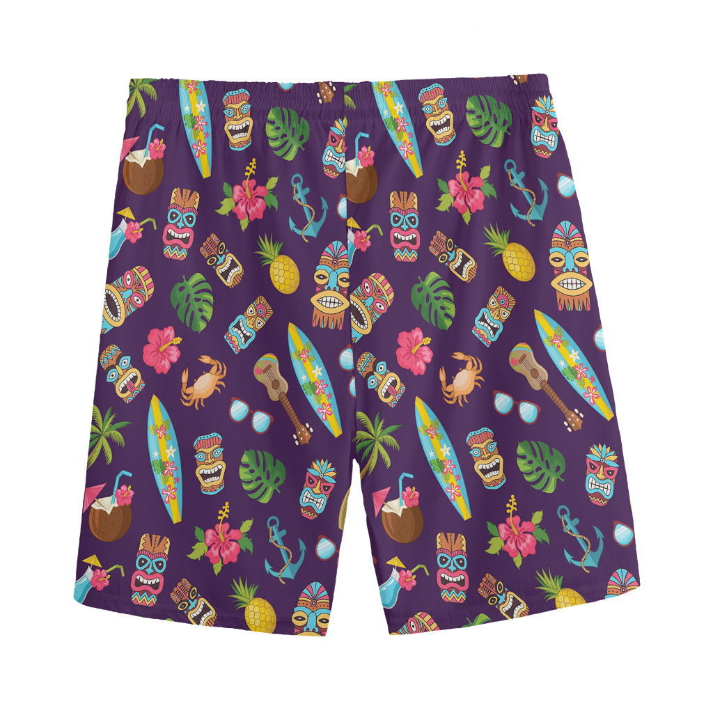 Summer Totem Pattern Print Men's Sports Shorts