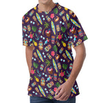 Summer Totem Pattern Print Men's Velvet T-Shirt