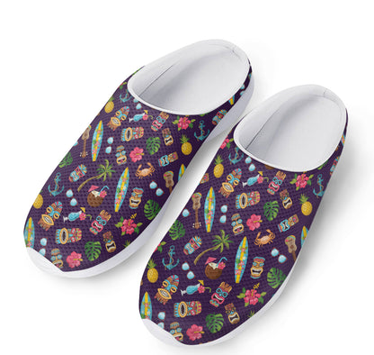 Summer Totem Pattern Print Mesh Casual Shoes