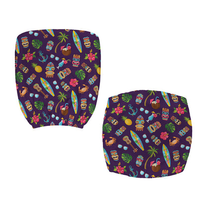 Summer Totem Pattern Print Office Chair Cover