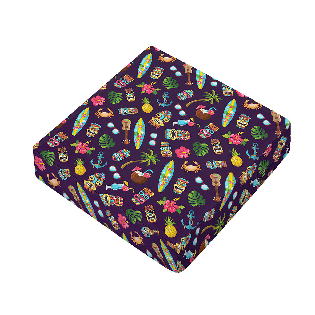 Summer Totem Pattern Print Outdoor Seat Cushion Cover