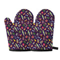 Summer Totem Pattern Print Oven Mitts