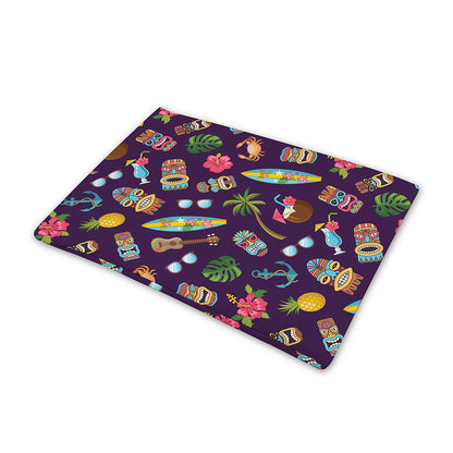 Summer Totem Pattern Print Pet Cooling Mat Cover