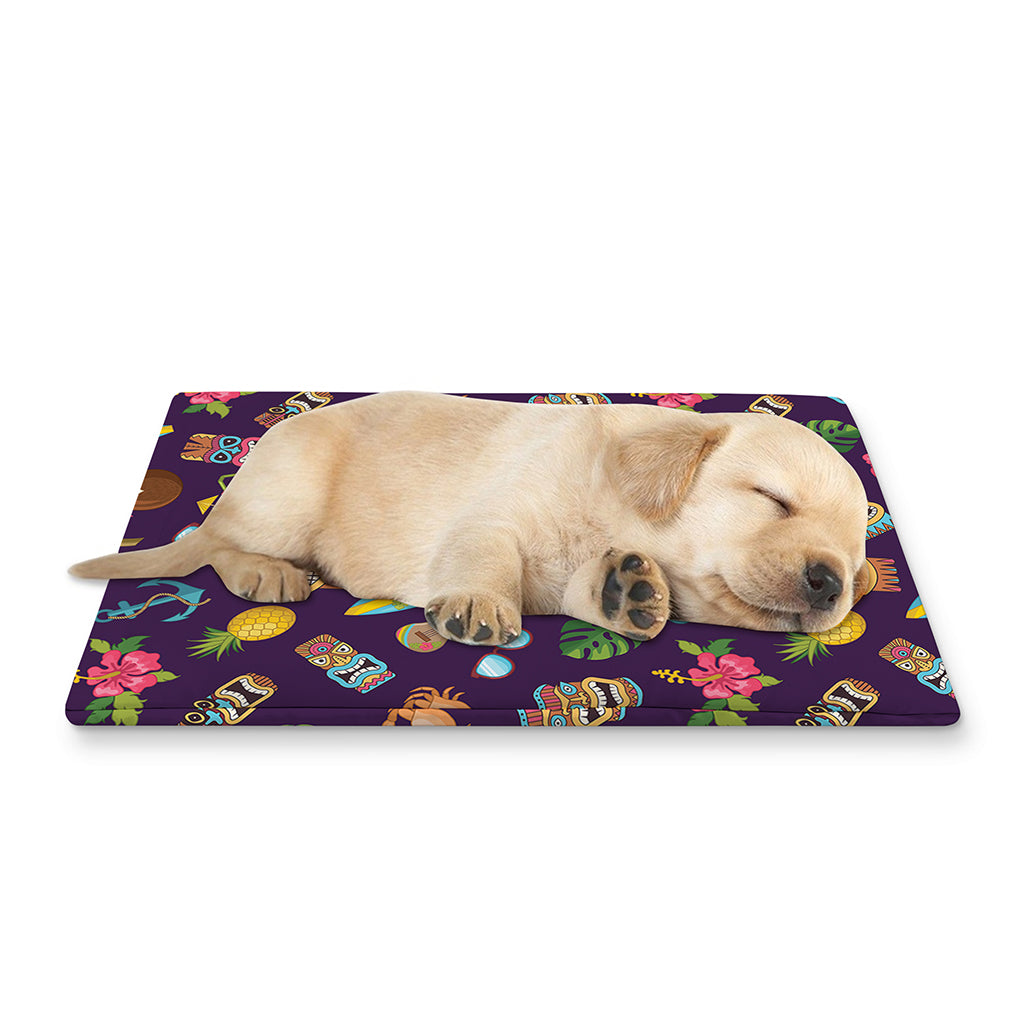 Summer Totem Pattern Print Pet Cooling Mat Cover