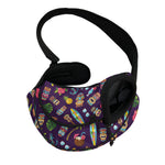 Summer Totem Pattern Print Pet Sling Carrier
