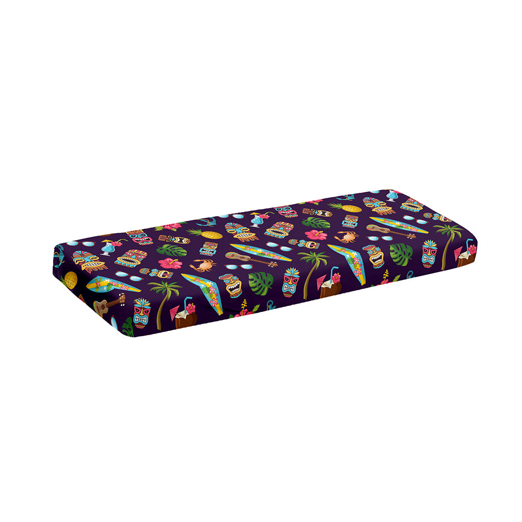 Summer Totem Pattern Print Piano Keyboard Cover