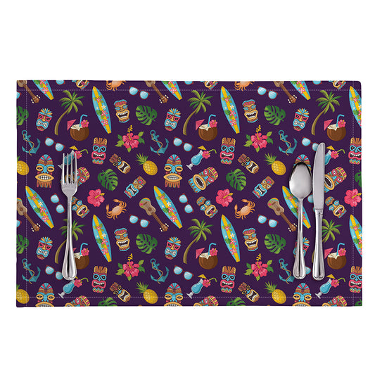Summer Totem Pattern Print Placemat