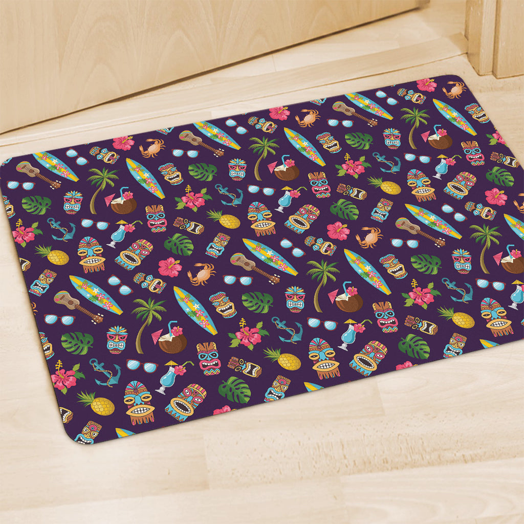 Summer Totem Pattern Print Polyester Doormat