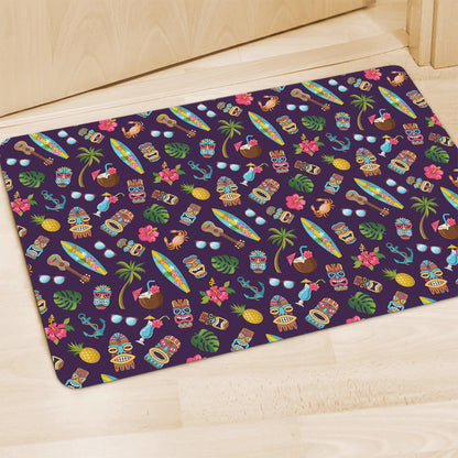 Summer Totem Pattern Print Polyester Doormat