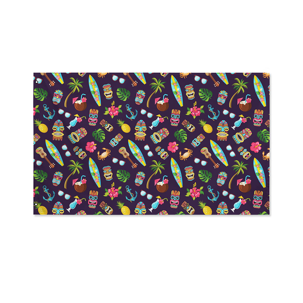 Summer Totem Pattern Print Polyester Flag