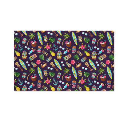 Summer Totem Pattern Print Polyester Flag