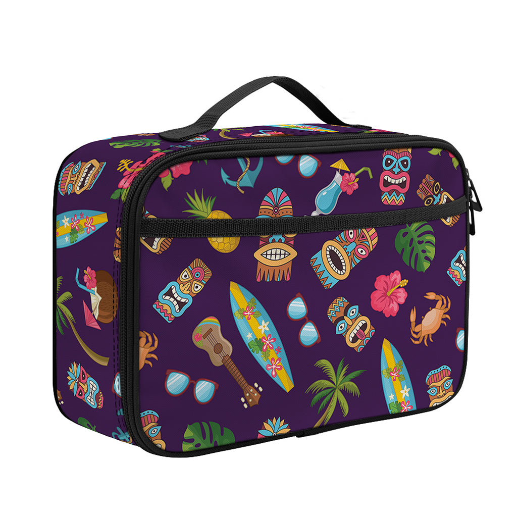 Summer Totem Pattern Print Portable Lunch Bag