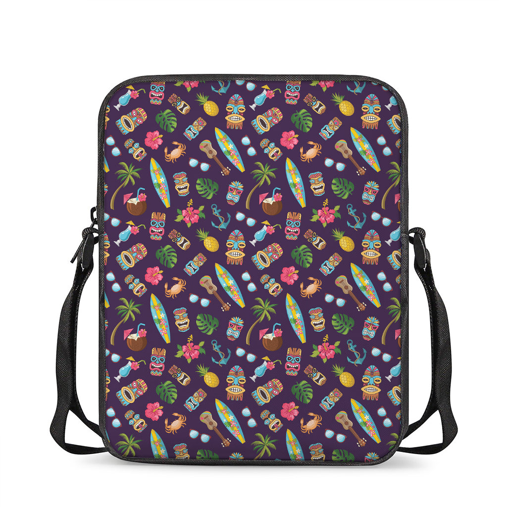 Summer Totem Pattern Print Rectangular Crossbody Bag