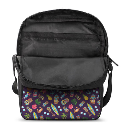Summer Totem Pattern Print Rectangular Crossbody Bag