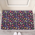 Summer Totem Pattern Print Rubber Doormat