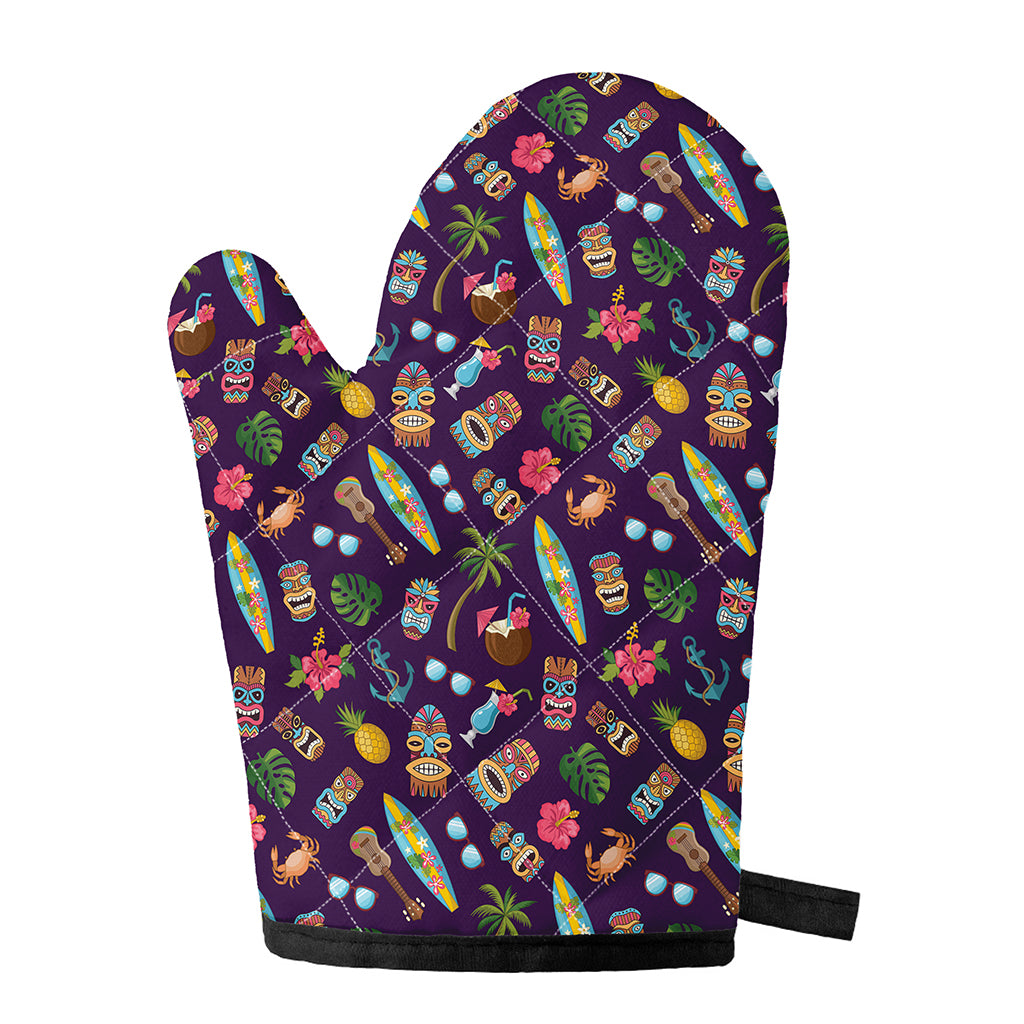 Summer Totem Pattern Print Single Oven Mitt