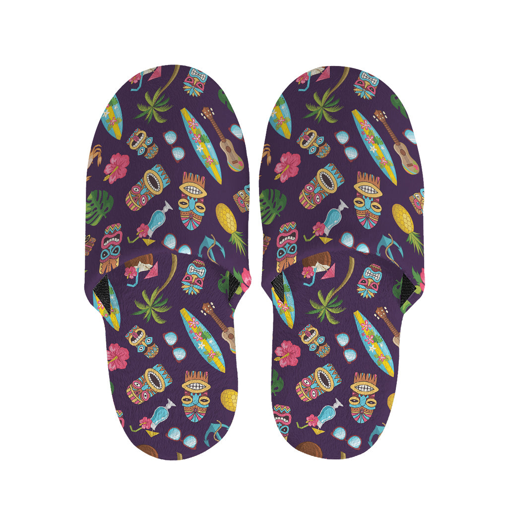 Summer Totem Pattern Print Slippers