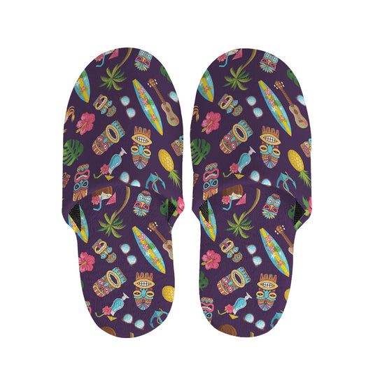 Summer Totem Pattern Print Slippers