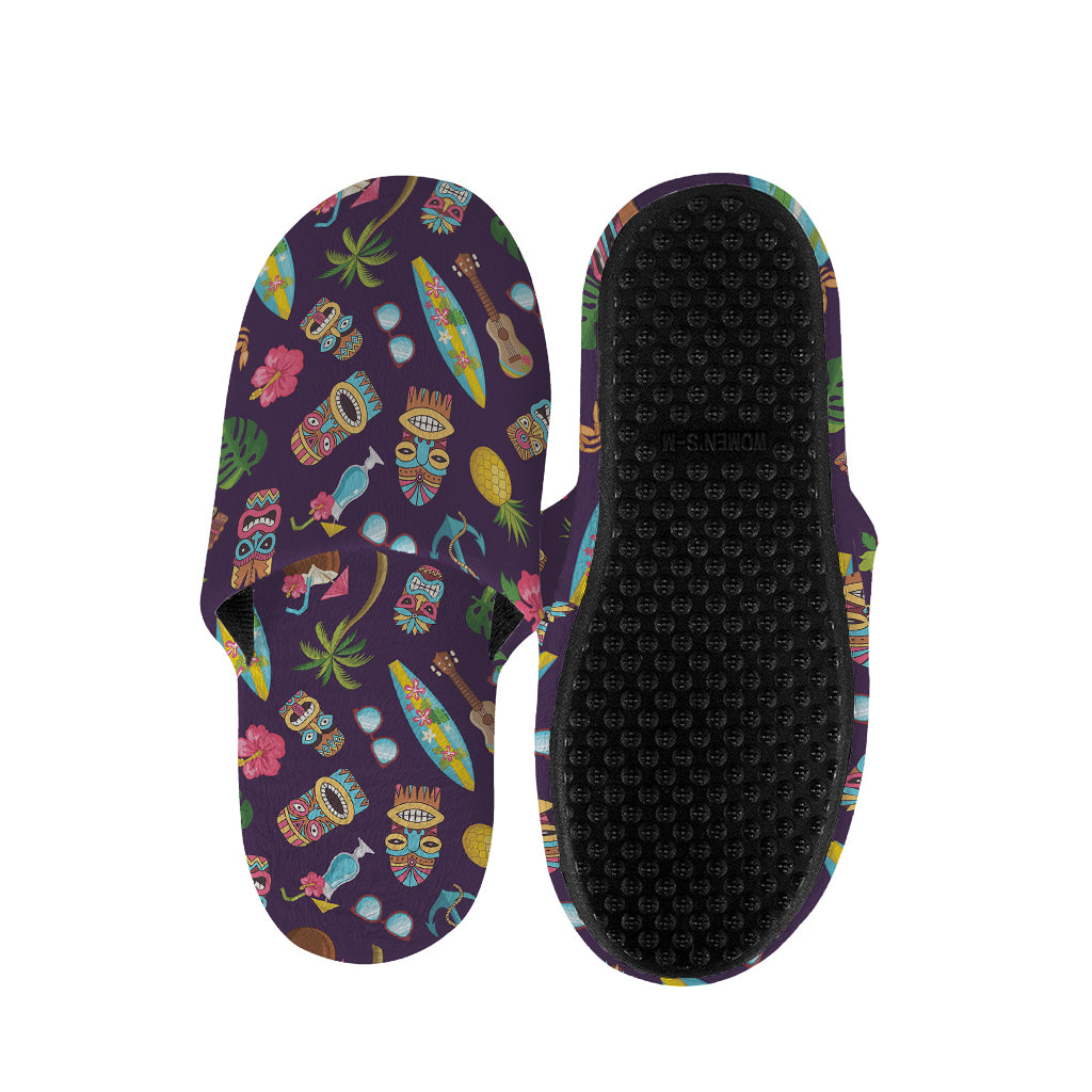 Summer Totem Pattern Print Slippers