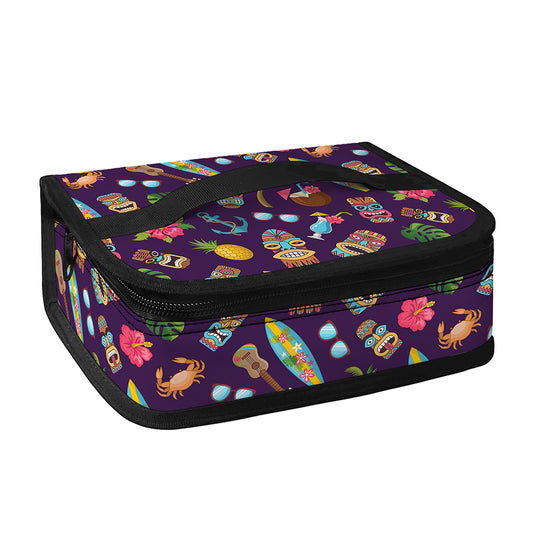 Summer Totem Pattern Print Small Lunch Bag