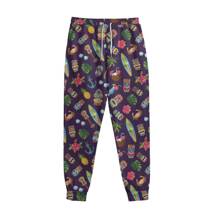 Summer Totem Pattern Print Sweatpants