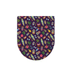 Summer Totem Pattern Print Toilet Lid Cover