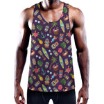 Summer Totem Pattern Print Training Tank Top