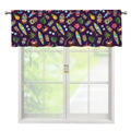 Summer Totem Pattern Print Window Valance