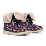 Summer Totem Pattern Print Winter Boots