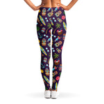 Summer Totem Pattern Print Women's Leggings