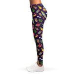 Summer Totem Pattern Print Women's Leggings