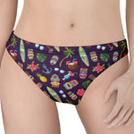 Summer Totem Pattern Print Women's Thong