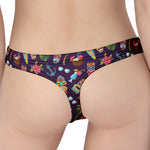 Summer Totem Pattern Print Women's Thong