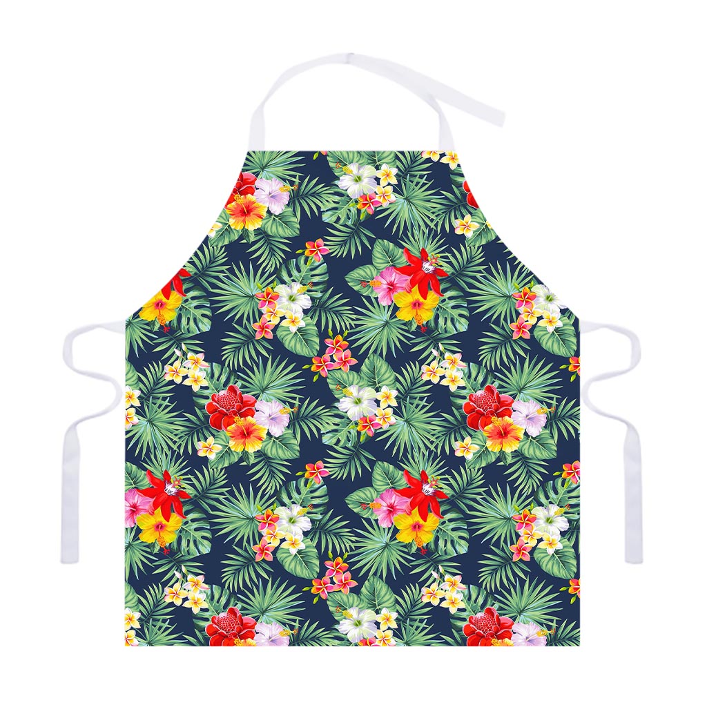 Summer Tropical Hawaii Pattern Print Adjustable Apron