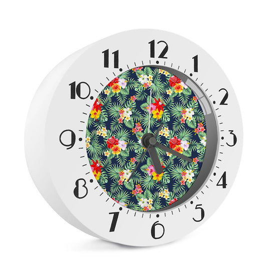 Summer Tropical Hawaii Pattern Print Alarm Clock