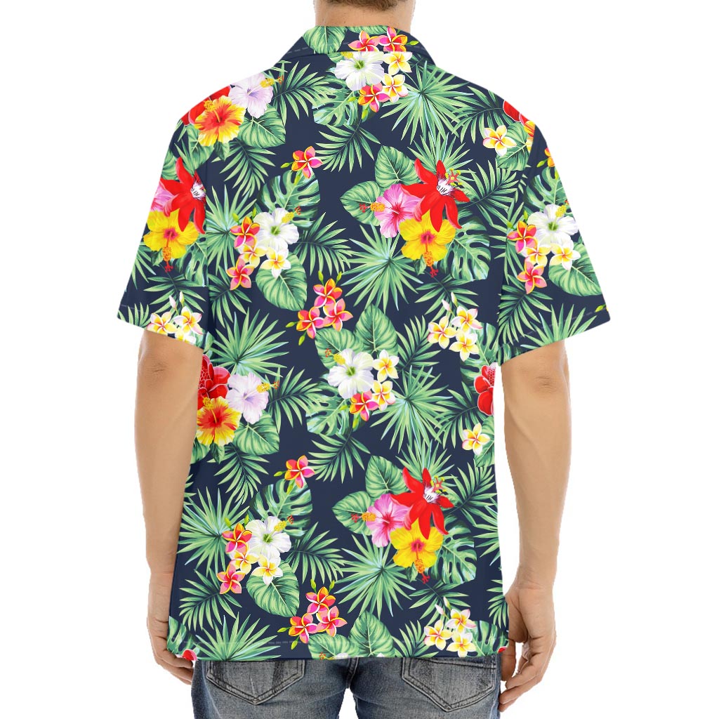Summer Tropical Hawaii Pattern Print Aloha Shirt