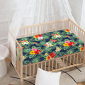 Summer Tropical Hawaii Pattern Print Baby Crib Sheet