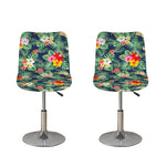 Summer Tropical Hawaii Pattern Print Bar Stool Covers