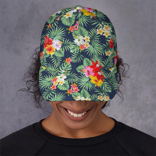 Summer Tropical Hawaii Pattern Print Baseball Cap